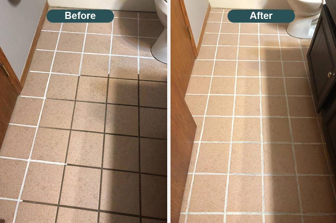Floor before-after